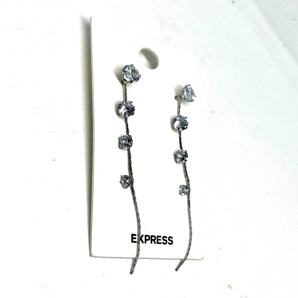 Express Linear Drop Earrings NWT